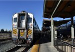 Amtrak CC Train at Sacramento Valley Station after having arrived 